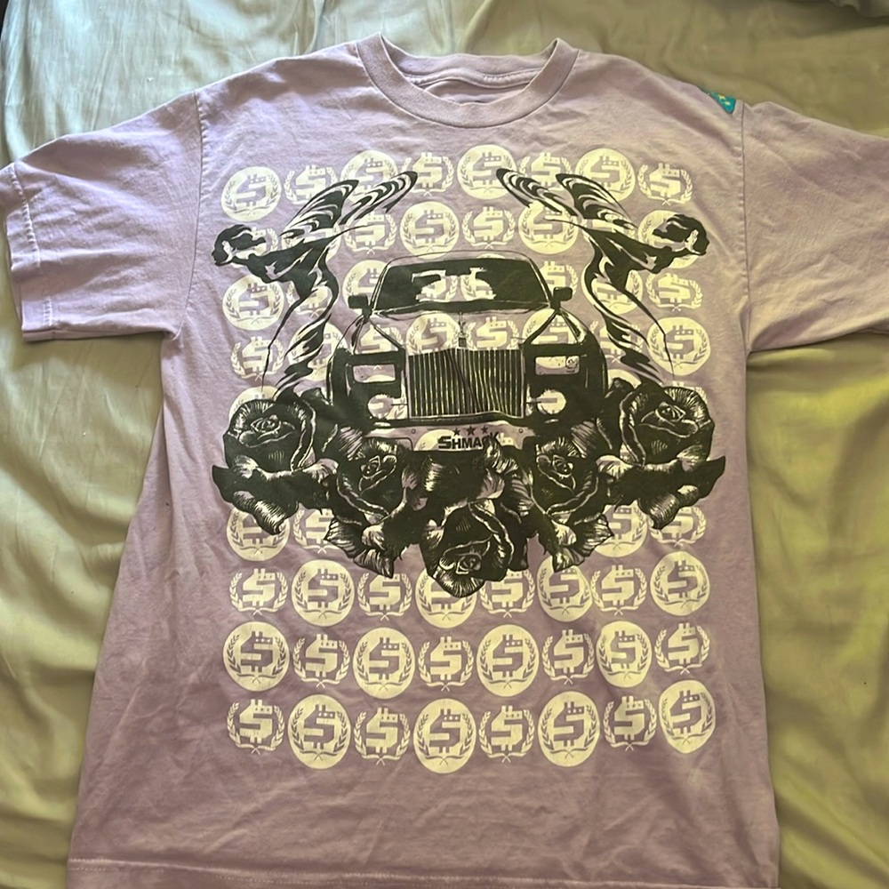 Purple Shmack shirt
